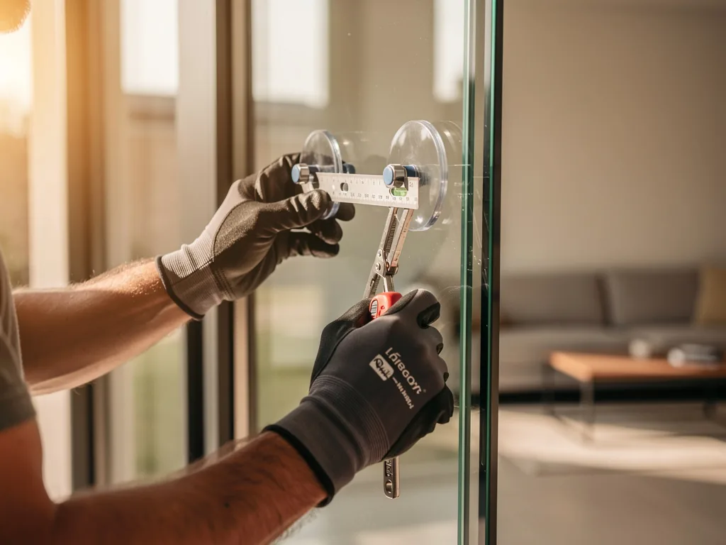 Intervention vitrier à Drancy 93700 : artisan au travail
